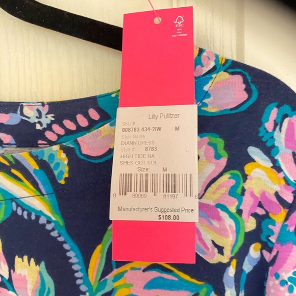 Beautiful Lilly Pulitzer Diana Dress - size 8 - Picture 5 of 9